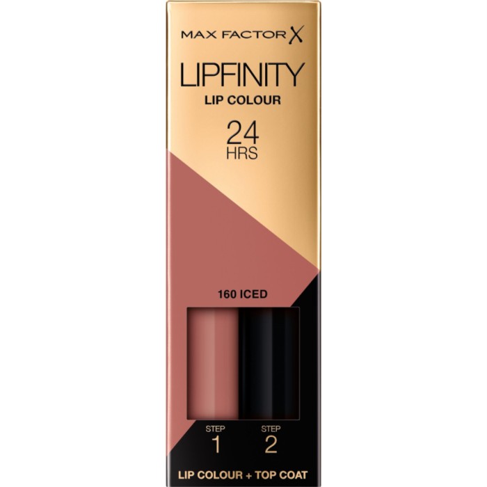 Max Factor Lipfinity 2-step Long Lasting Lipstick 160 Iced 160 Iced