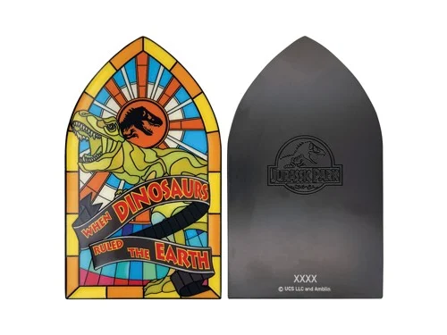 Jurassic Park Steelbook - Limited Edition Stained Glass Style Metal Ingot (UV-JP165), bild 5