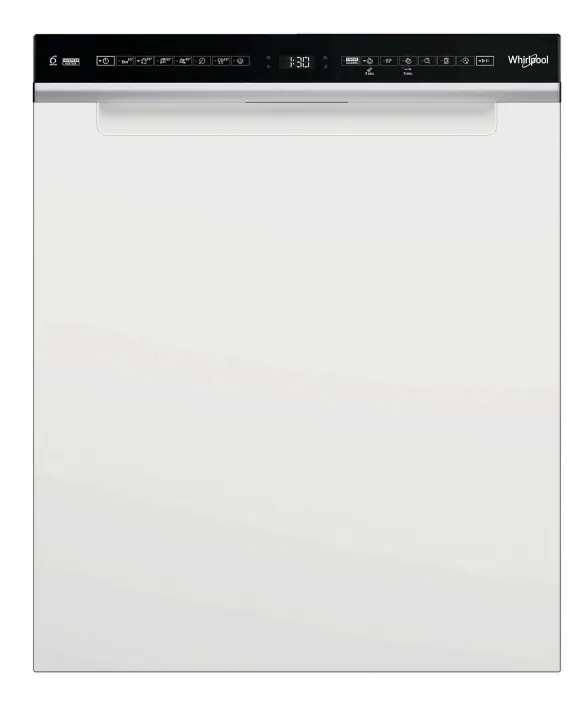 Whirlpool W7U HS41, Helt integrerad, Full storlek (60 cm), Vit, Röra, 1,3 m, 1,55 m