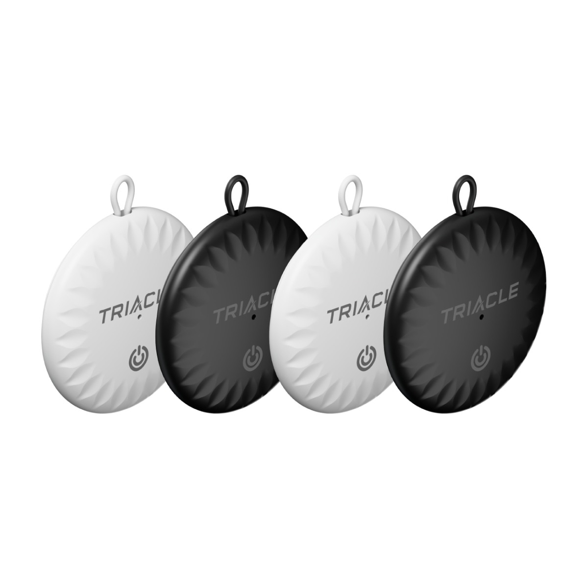 Triacle X-Mark Four nyckel- och föremålssökare (4-pack), svart/vit
