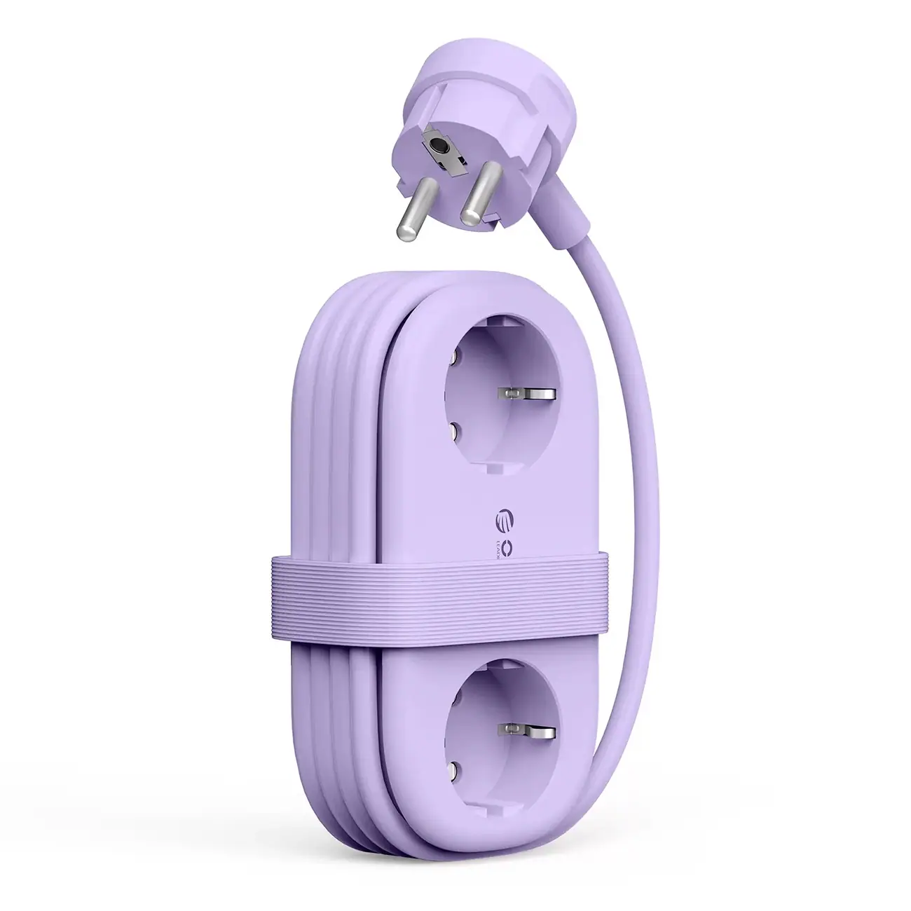 Orico AP3 65 W GaN 6-i-1-grenuttag 2x växelström + 2x USB-A + 2x USB-C – Lila