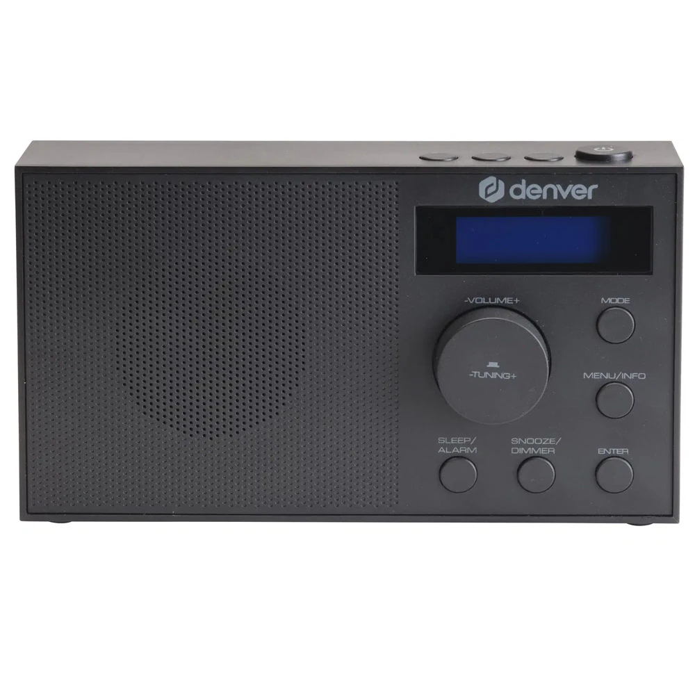 Denver DAB-51B DAB+/FM-Radio - Svart / Klockradio med dubbelalarm / DAB-radio med 40 snabbval, bild 2