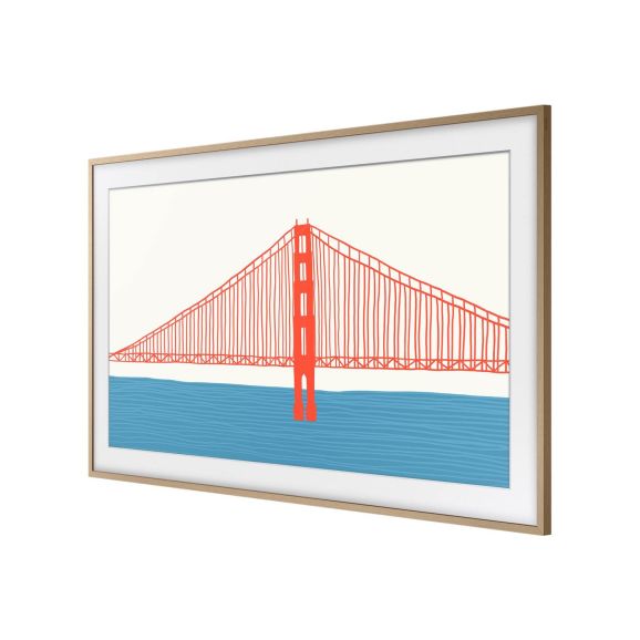 Samsung The Frame 43" ram, teak (2021-2026), bild 3