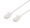 DELTACO TP-kabel Cat6a Tunn Rund U/UTP Vit 5 m, bild 2