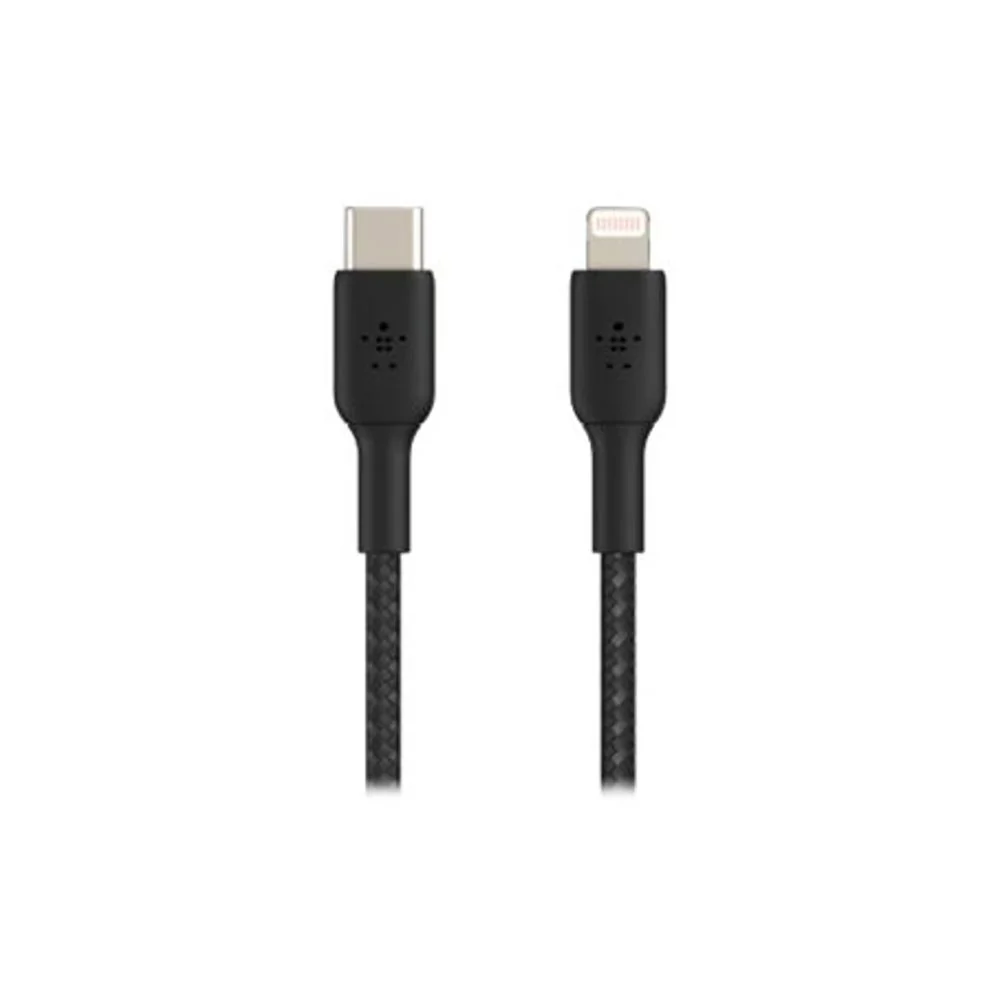 Lightning -> USB-C Kabel Flätad
