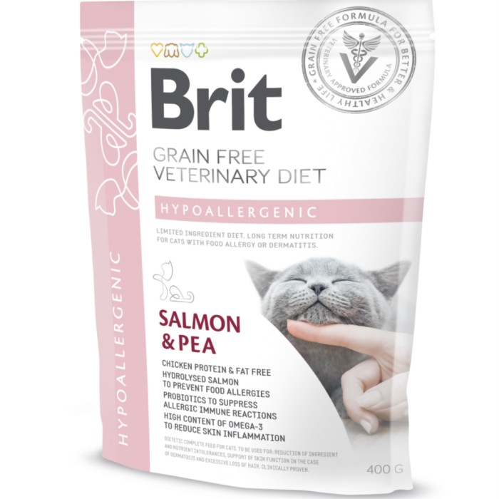 Brit GF Vet Diets Cat Hypoallergenic 0,4 kg