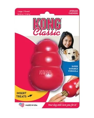 Kong Classic Röd L 11x7 cm