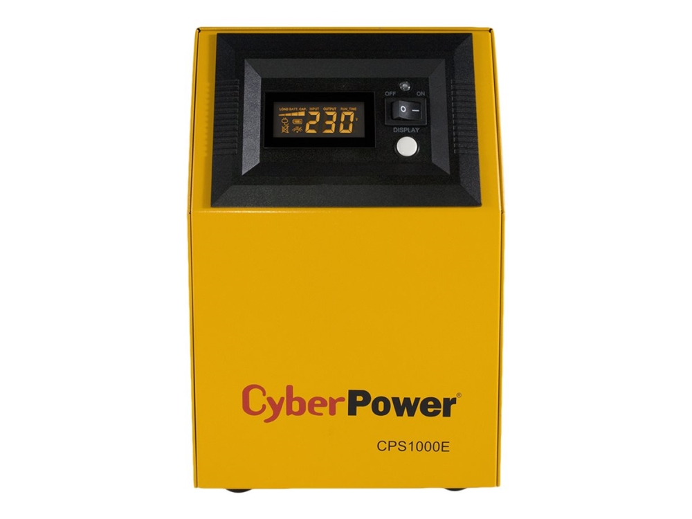 CyberPower CPS1000E - UPS - AC 220/230/240 V - 700 Watt - 1000 VA - utan batteri - utgångskontakter: 2 - gul