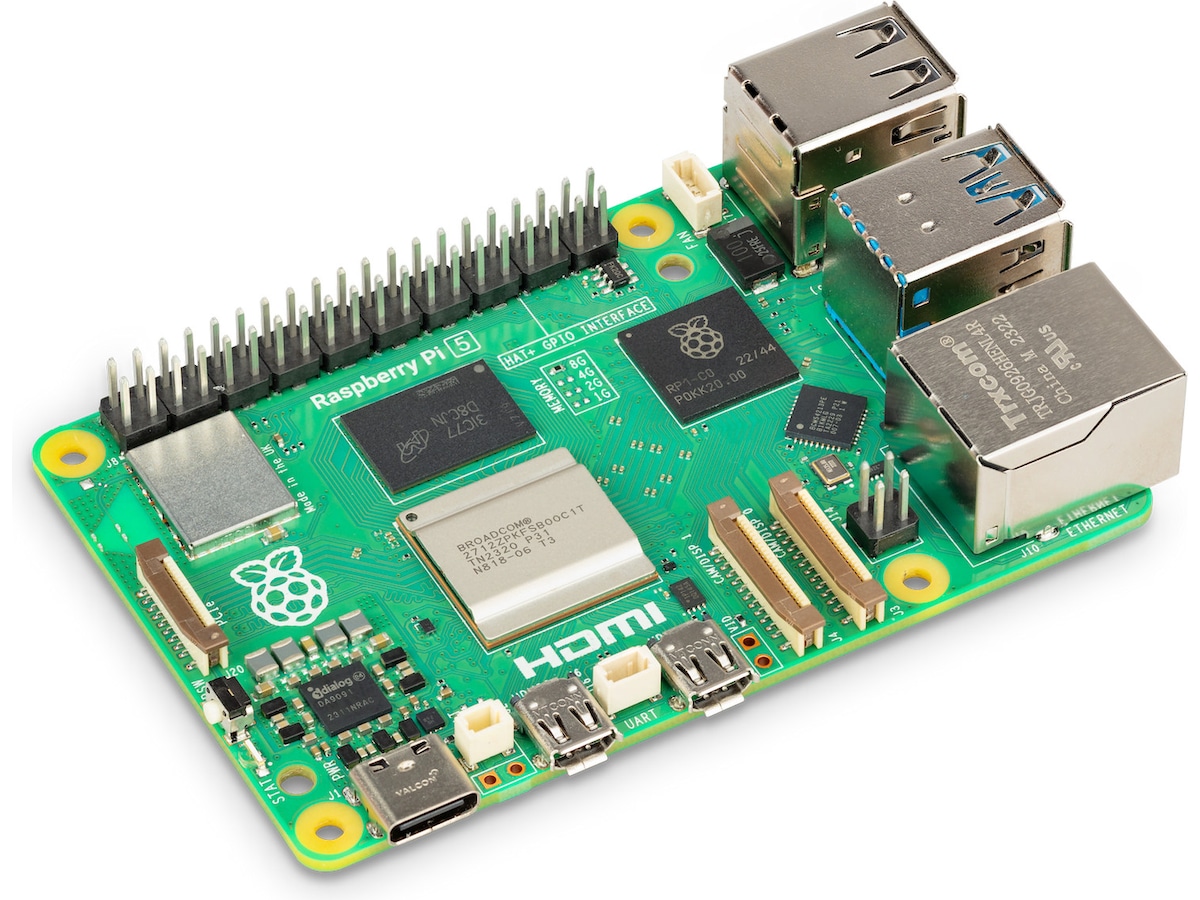 Raspberry Pi 5 2 GB enkortsdator