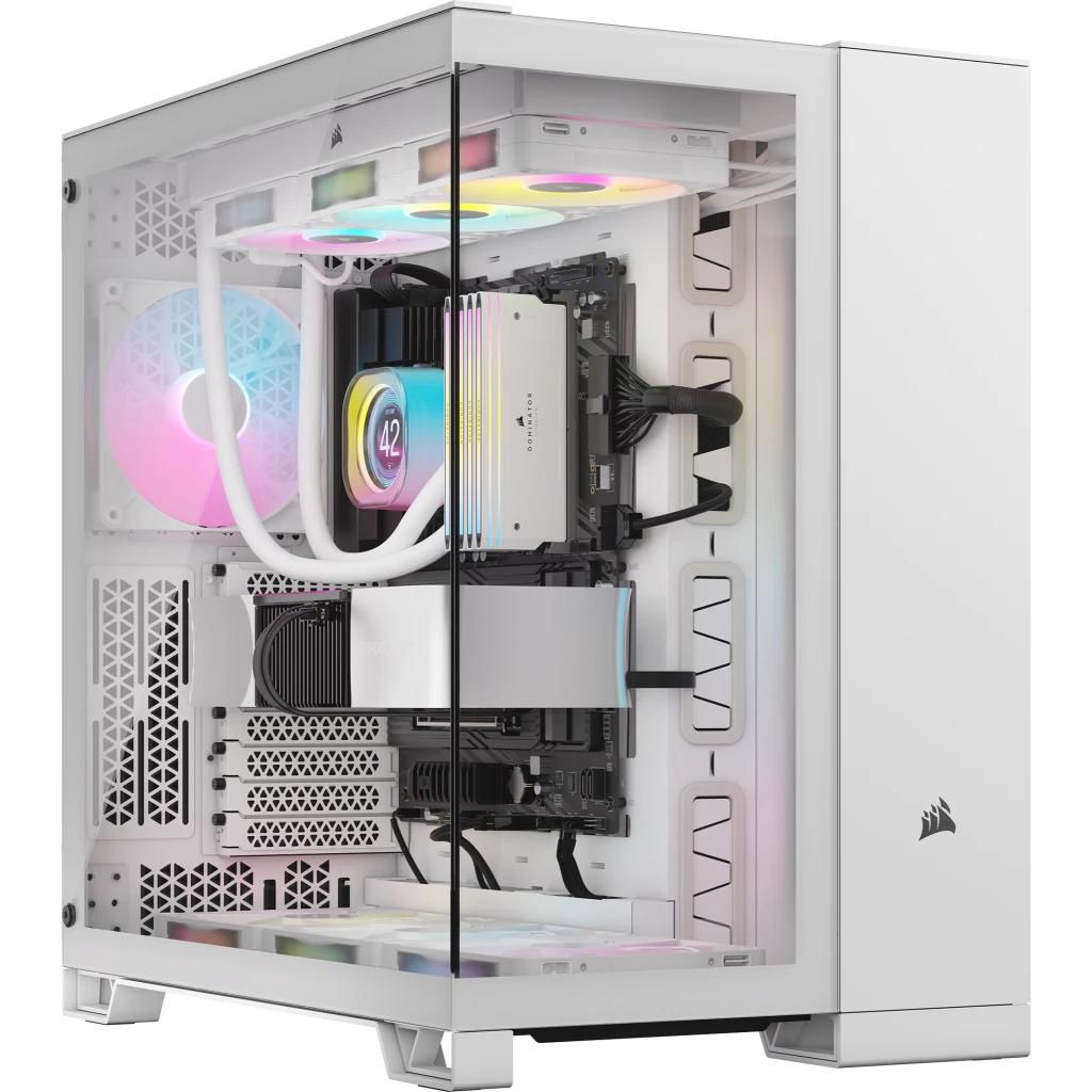 Corsair iCUE LINK 6500X RGB Mid-Tower Dual Chamber PC Case, ATX - Vit, bild 3