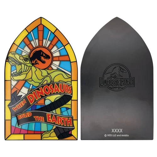 Jurassic Park Steelbook - Limited Edition Stained Glass Style Metal Ingot (UV-JP165), bild 4