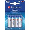 Batteri Verbatim AA alkaliskt, LR06, 4-pack, bild 3