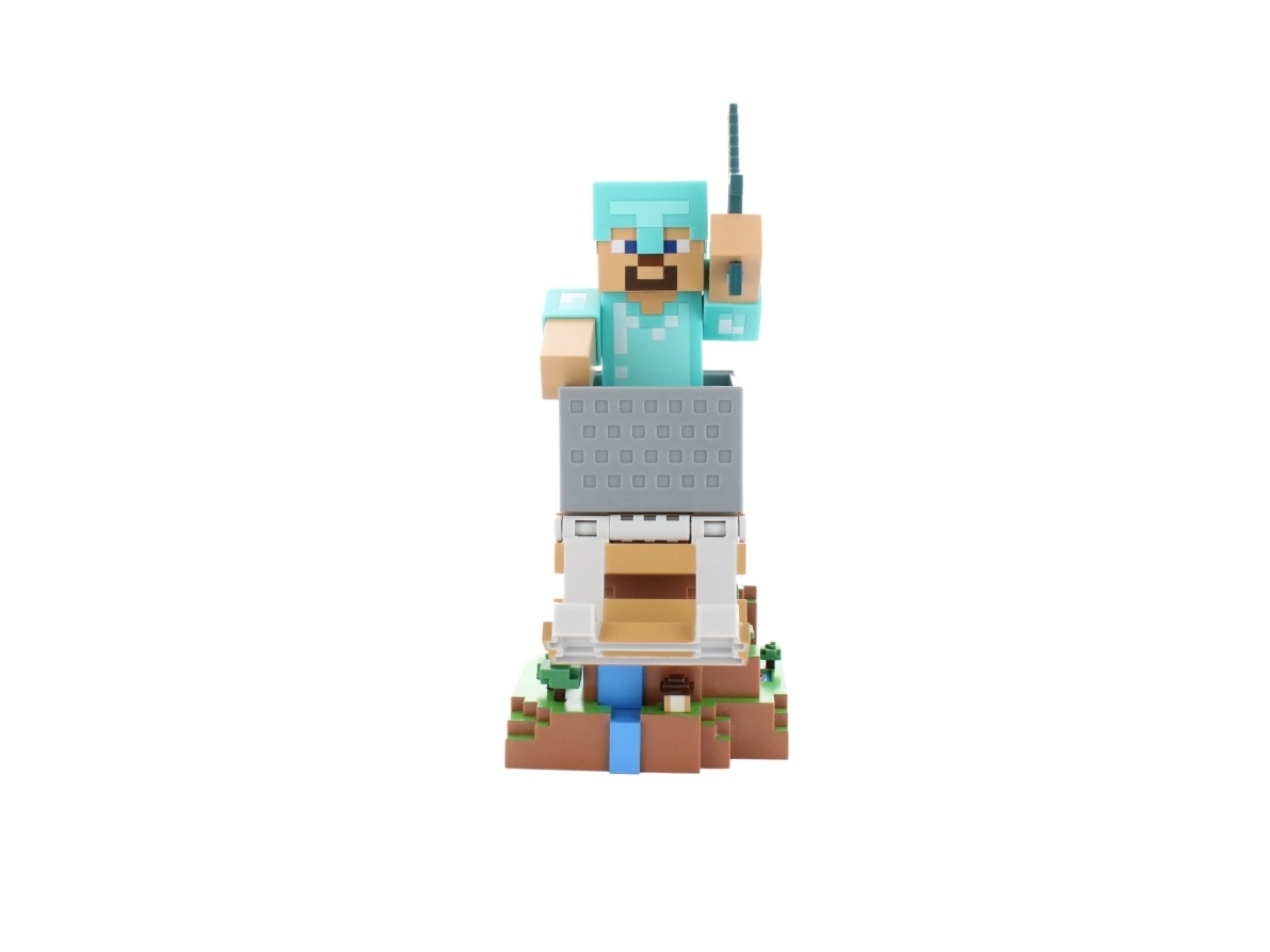 Cable Guys Minecraft Steve in Diamond Armour hållare för handkontroll och mobiltelefon, bild 4