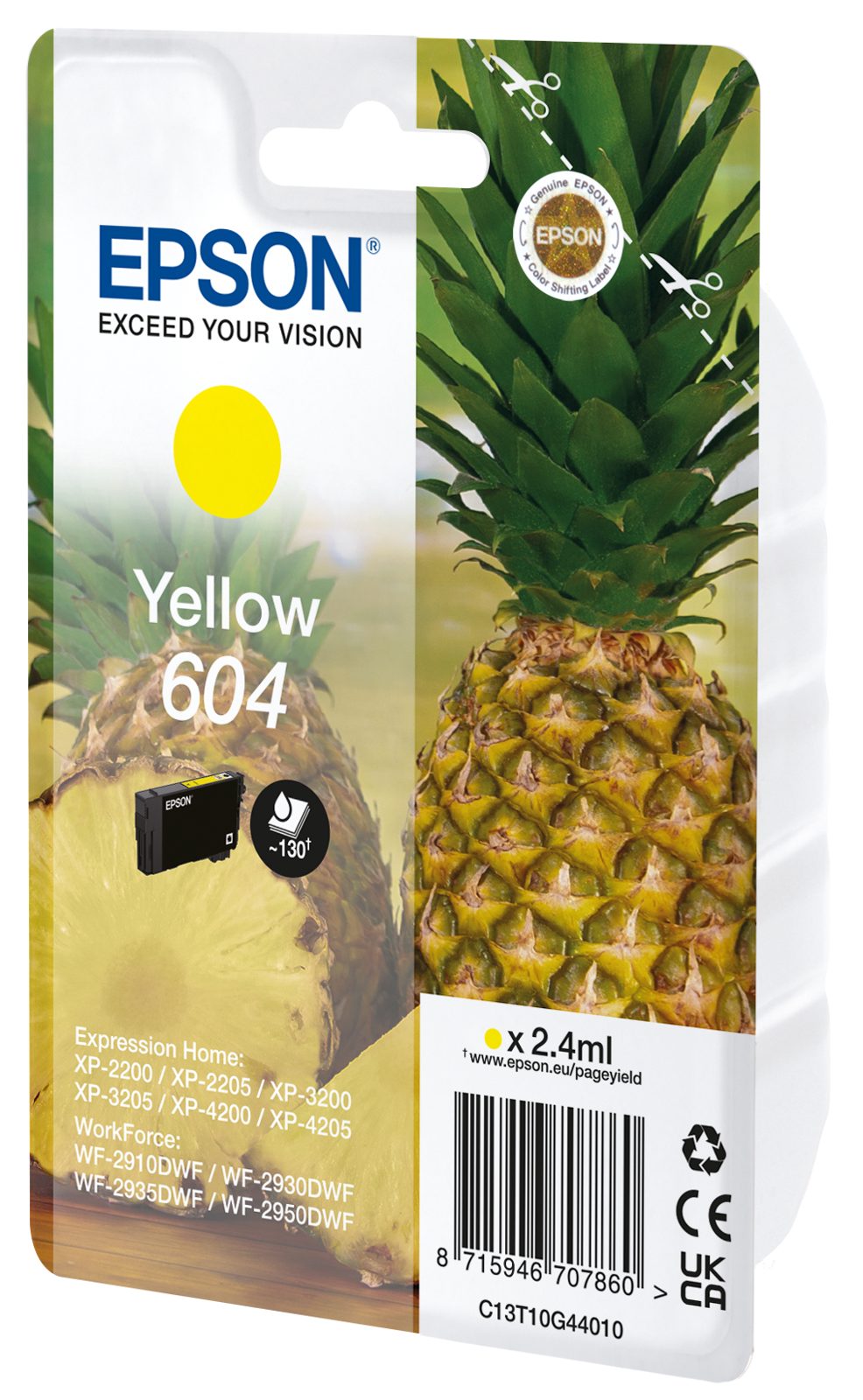 Epson 604 bläckpatron (gul), bild 3