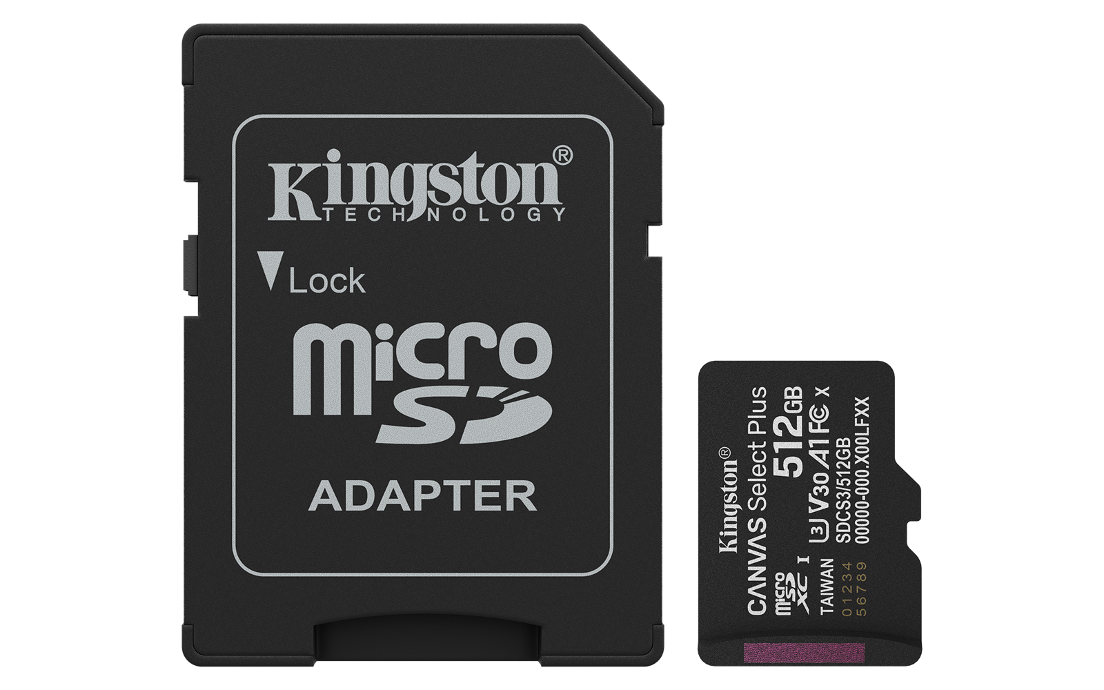 Kingston microSD 512GB Canvas Select Plus Gen 3