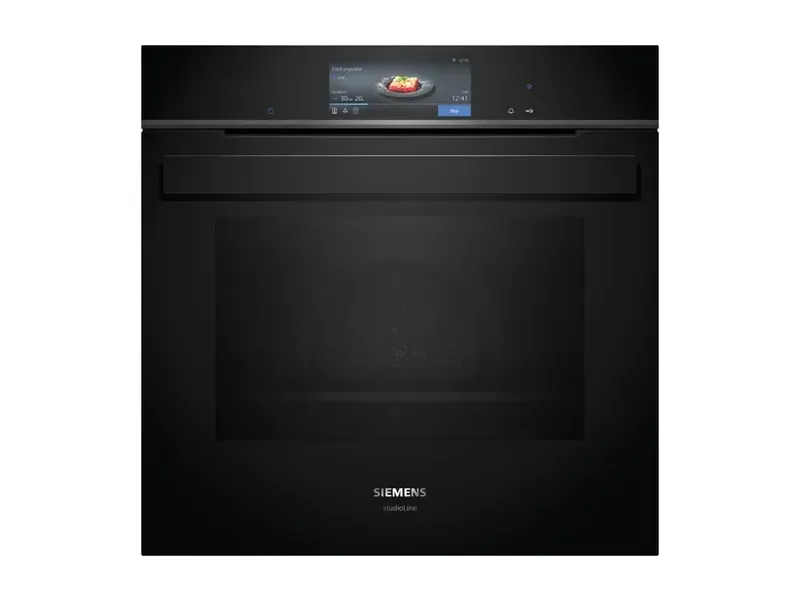 Siemens iQ700 HB978GMB1 inbyggnadsugn 71 l pyrolys Home Connect svart