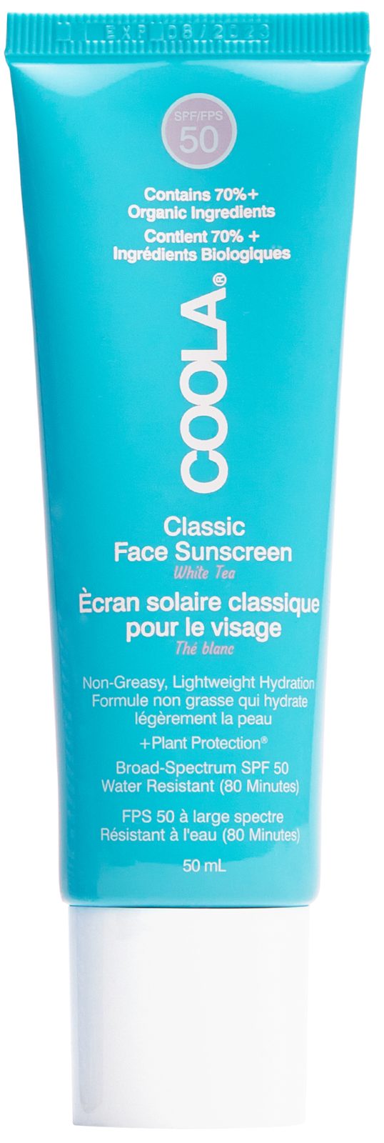 COOLA Classic Sport Face SPF50 White Tea 50 ml
