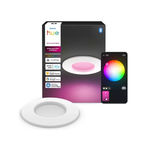 Philips Hue Slim infälld spotlight 90 mm 1-pack Vit