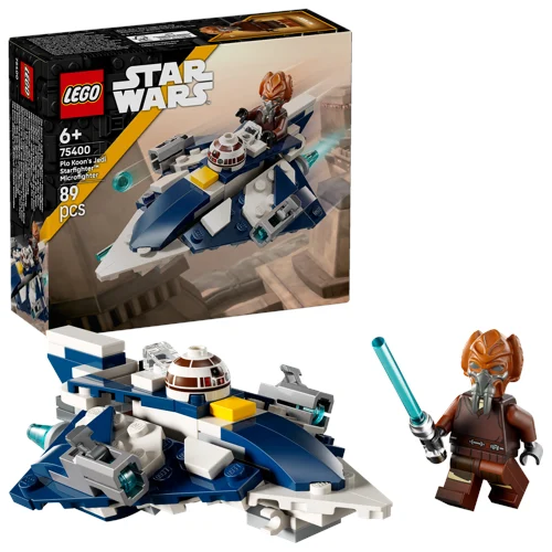 LEGO Star Wars Plo Koons Jedi starfighter microfighter 75400