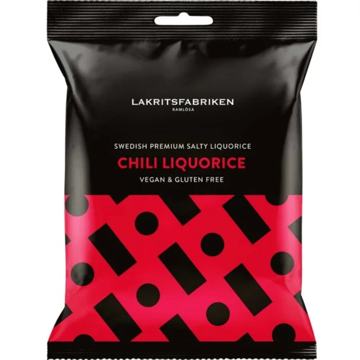 Lakritsfabriken Premium White Salty Chili Liquorice 100 g