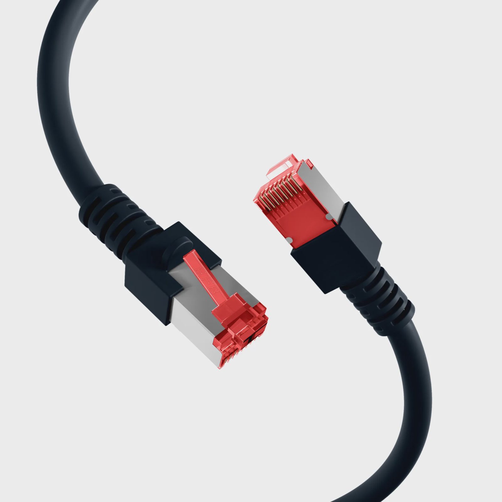 EFB Elektronik RJ-45 10m, 10 m, Cat6, S/FTP (S-STP), RJ-45, RJ-45, Svart