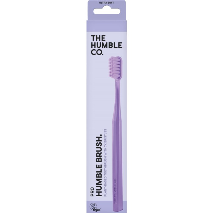The Humble Co. Brush Plant-based - 7k bristles - Ultra soft Purple