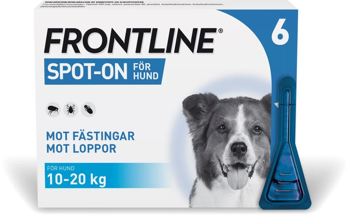 Frontline vet. spot-on, lösning 100 mg/ml 6 x 1,34 ml