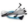 SAS intern kabel Slim SAS (SFF-8654) hane till Mini SAS HD (SFF-8643), Broadcom, 1m