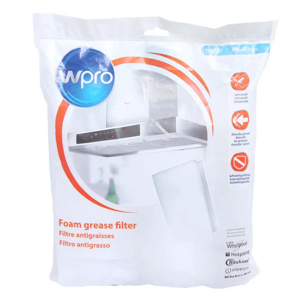 Wpro Foam Fettfilter till köksfläkt UGF018