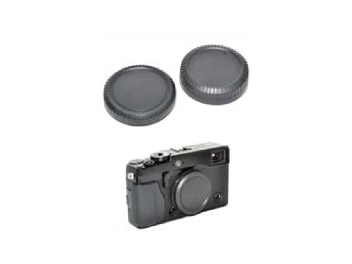 Camera Cover + Rear Lens Cap for Fuji X