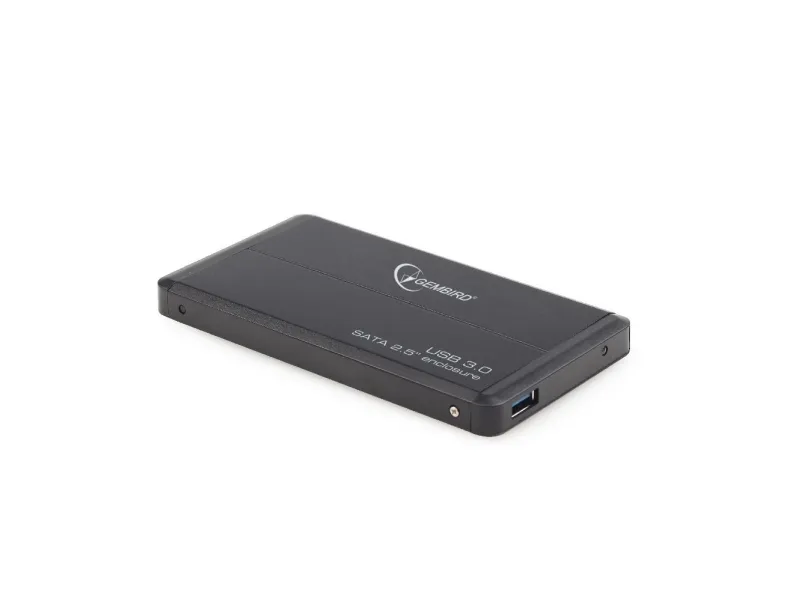 Gembird EE2-U3S-2 - Förvaringslåda - 2.5 - SATA 3Gb/s - USB 3.0 - svart
