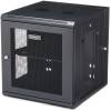 19" Skåp StarTech.com 12U, 610x655x640mm, stående eller väggmonterat, gångjärnsupphängning - Svart