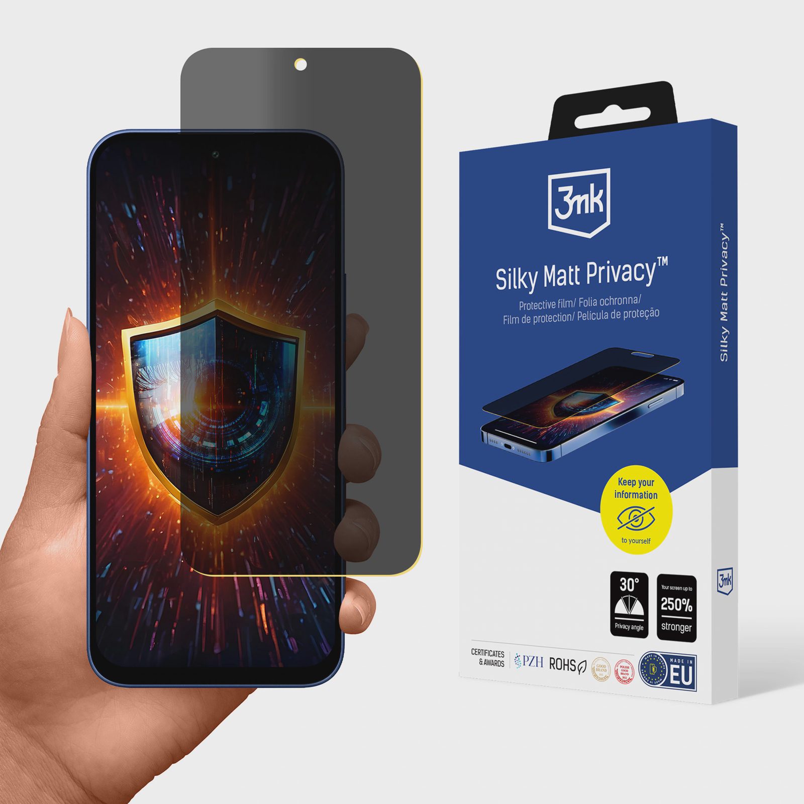3mk Silky Matt Privacy – matt skärmskydd för Xiaomi Redmi 17 4G / 5G
