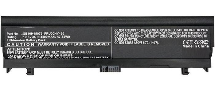 Batteri CoreParts Li-Ion 6-Cell, 48Wh, till bl.a. Lenovo ThinkPad L560, bild 2