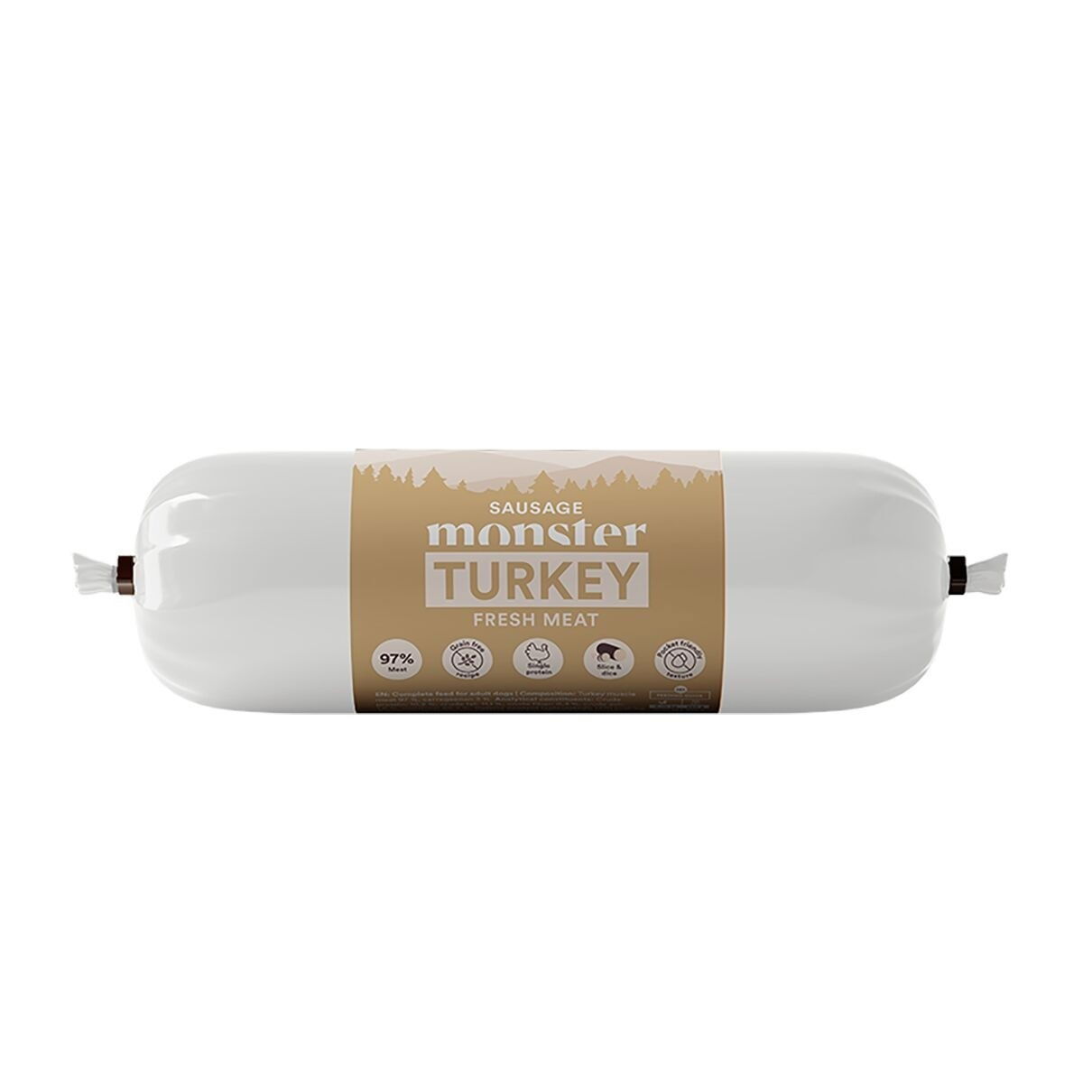 Monster Dog Sausage Turkey 400g
