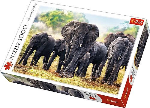 Trefl Pussel: African Elephants 1000 Bitar