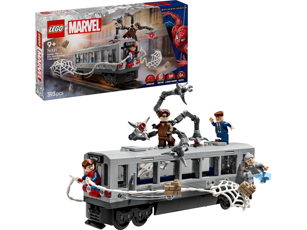 LEGO Super Heroes Spider-Man mot Doc Ock: tunnelbanescenen 76321