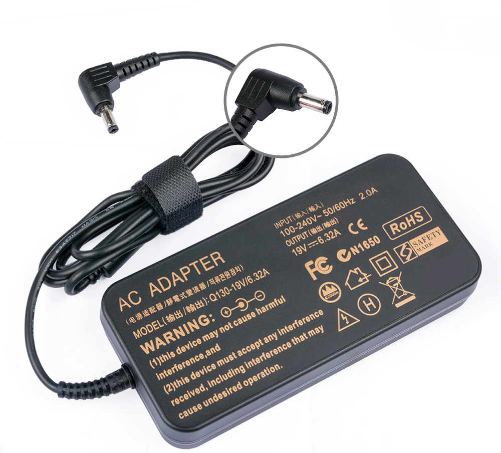 AC-adapter MicroBattery 120W, 19V 6.32A, Plug: 5.5*2.5, till bl.a. Asus G551JW, bild 3