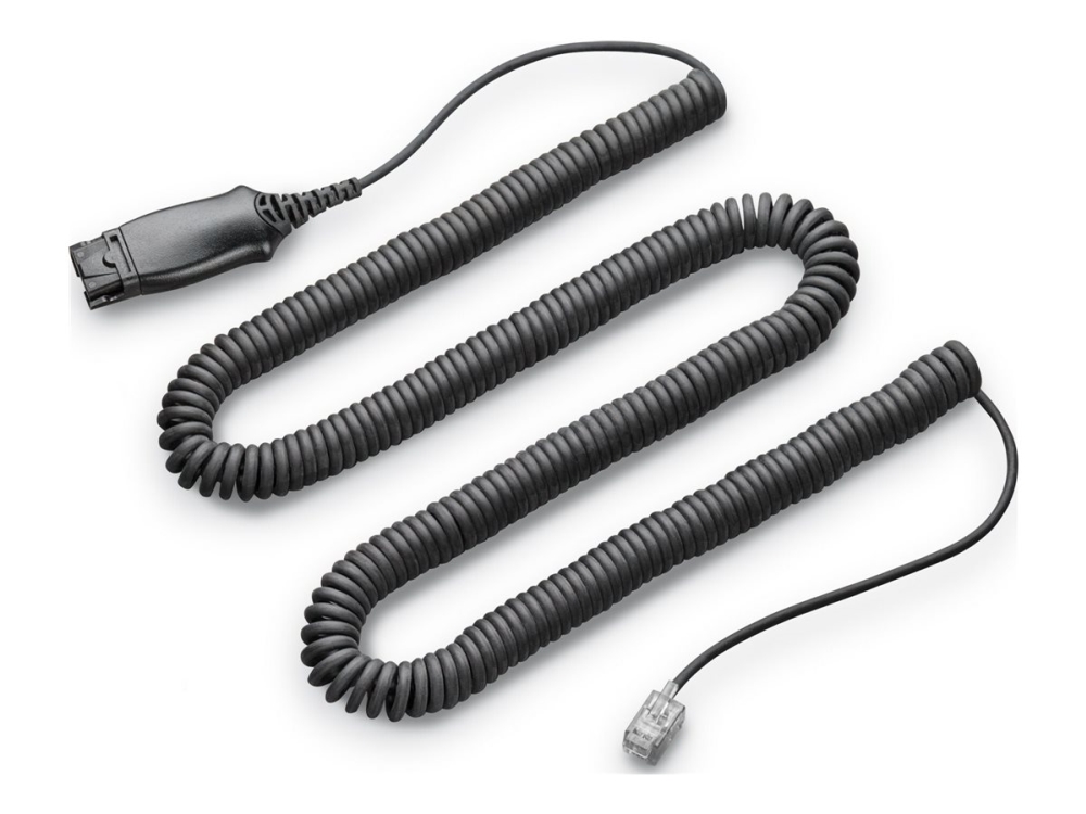HP Poly - Headset-kabel - 3,5 mm ljuduttag till 3,5 mm ljuduttag - (EHS) elektronisk omkopplare för klyka - för Poly Savi