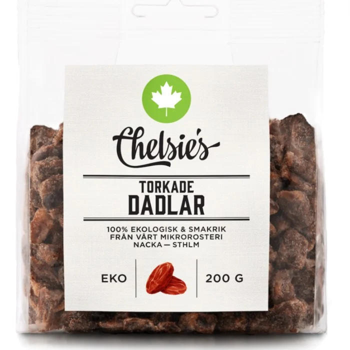 Chelsie's Hackade dadlar 200 g