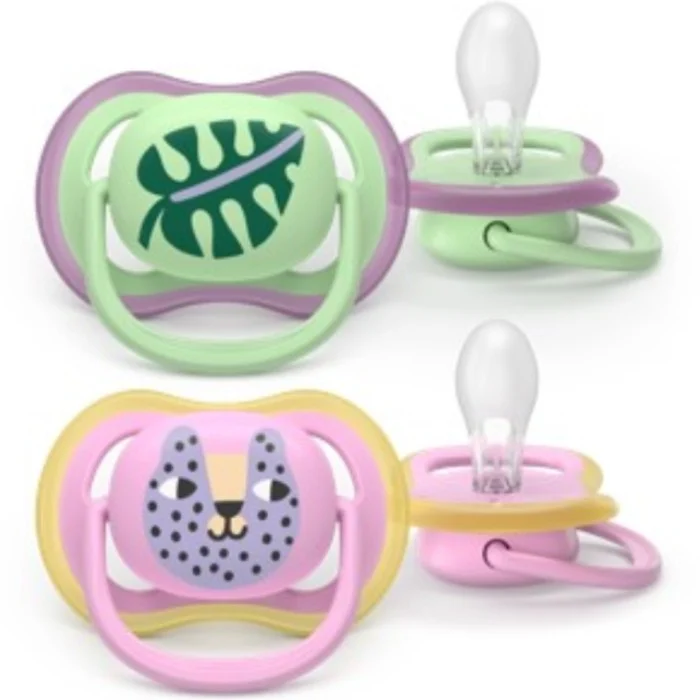 Philips Avent Ultra Air Napp 6-18 mån Grön/Beige, 1 st