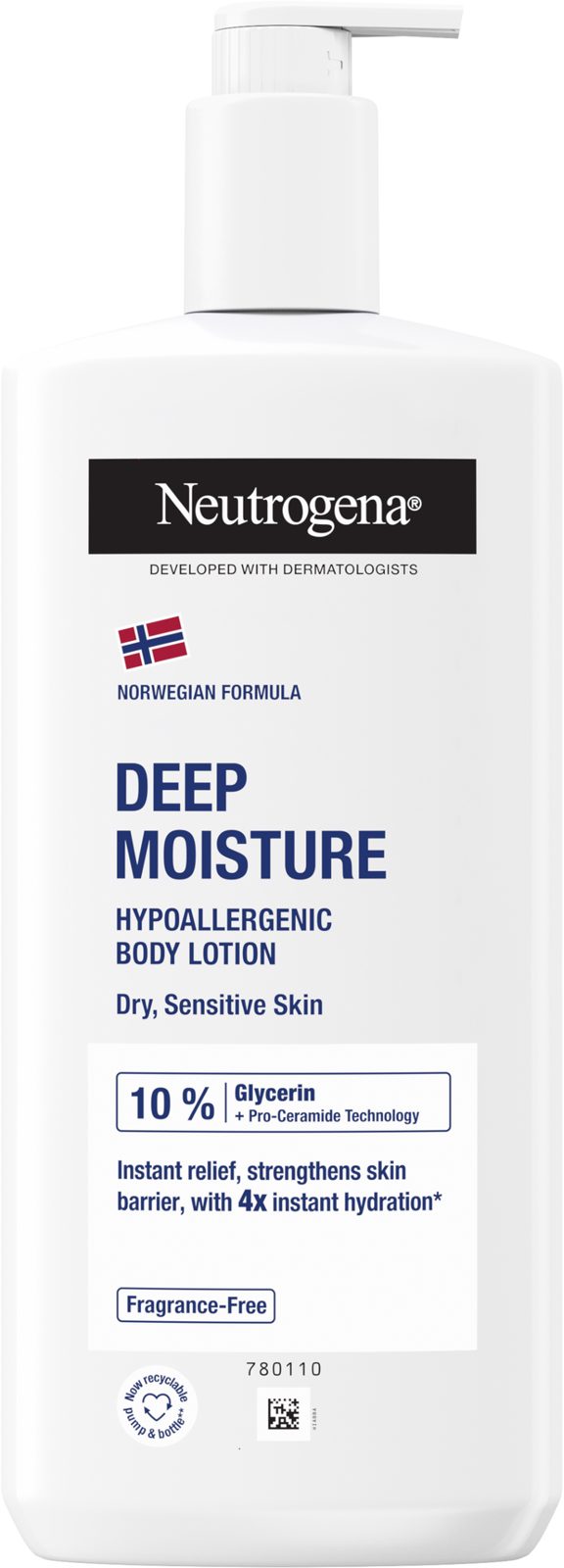 Neutrogena Norwegian Formula Deep Moisture Hypoallergenic Lotion 400 ml 400 ml