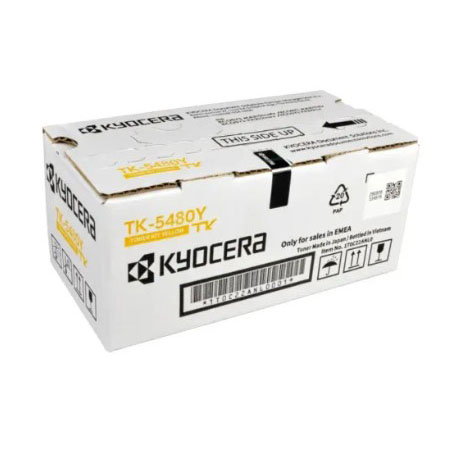 Kyocera TK-5480Y, passar till ECOSYS MA2101cwfx, 1250 sidor, Gul (Y), bild 3