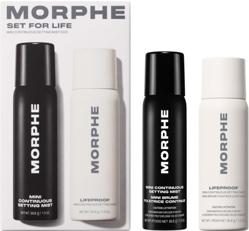 Morphe Set For Life Mini Continuous Setting Mist Duo