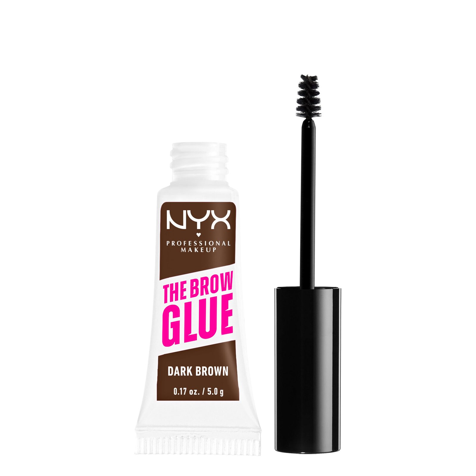 NYX PROFESSIONAL MAKEUP The Brow Glue 05 Black Lamination Gel 04 Dark Brown 04 Dark Brown