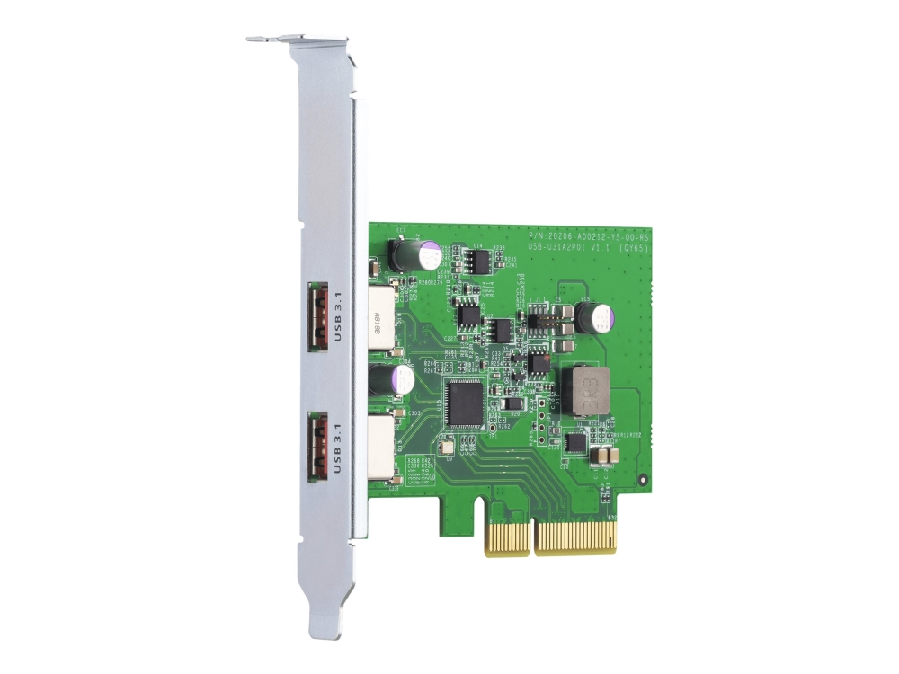 QNAP USB Card USB 3.2 Gen 2 dual-port PCIe expansi