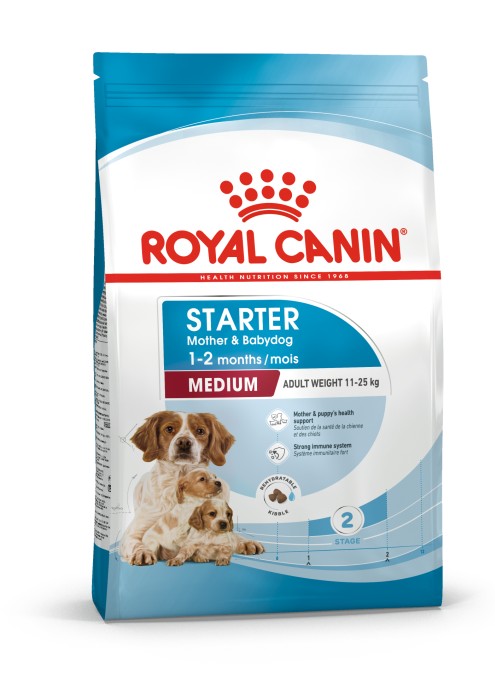 Royal Canin Medium Starter torrfoder för hund och hundvalp 4 kg