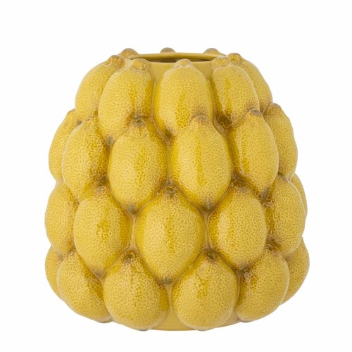 Creative Collection - Limone Vas H22 cm - Gult Stengods