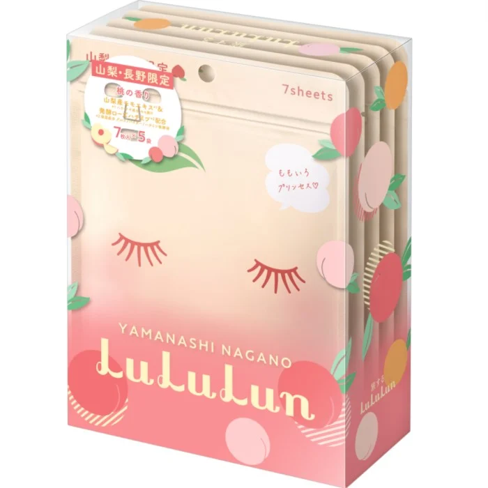 LuLuLun Premium Sheet Mask Yamanashi Peach 35 st