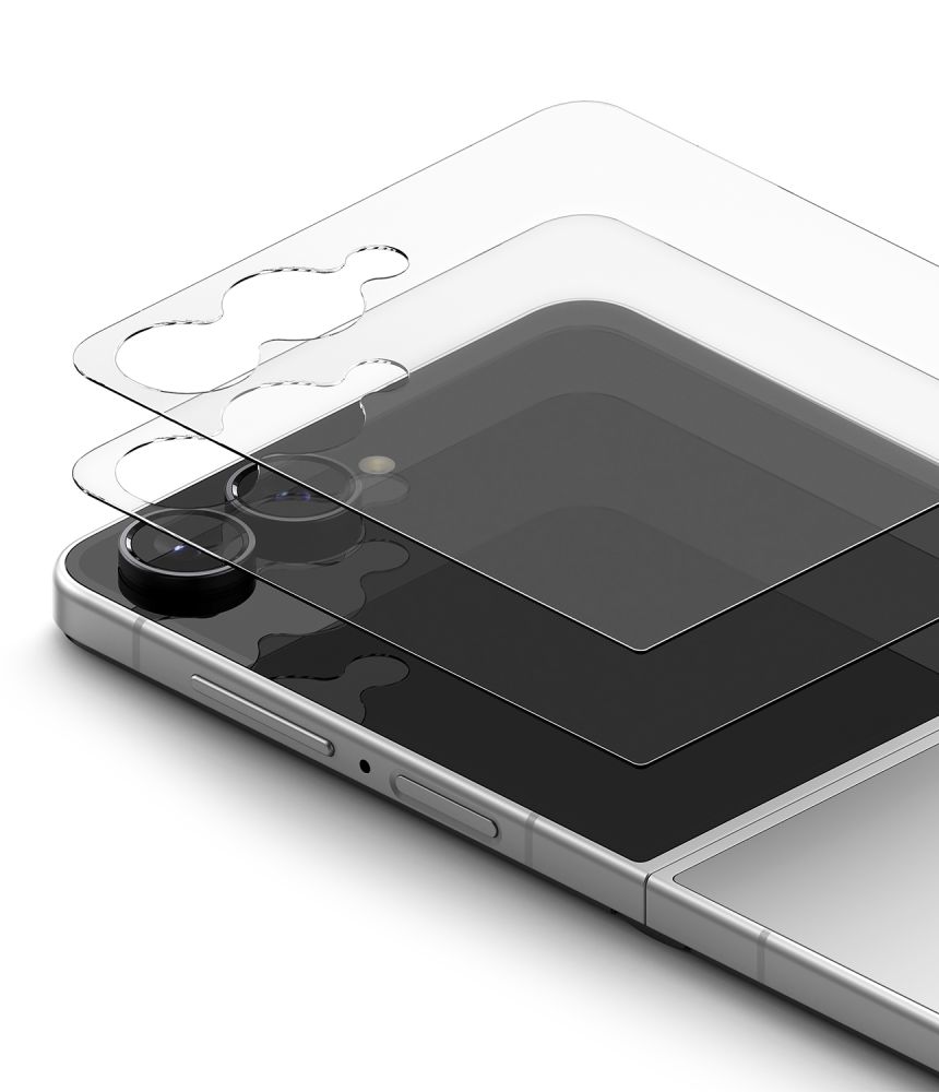 Ringke Cover Display Pro, 2-pack härdat glas till Samsung Galaxy Z Flip 8, bild 3